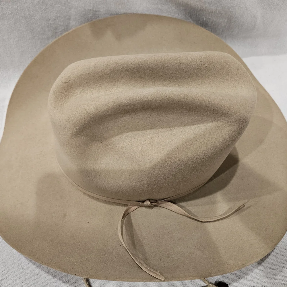 Stetson Retired Ranch Tan Western Cowboy Hat Size 7 1/4 XXXXX SF0575D440 - Picture 9 of 11